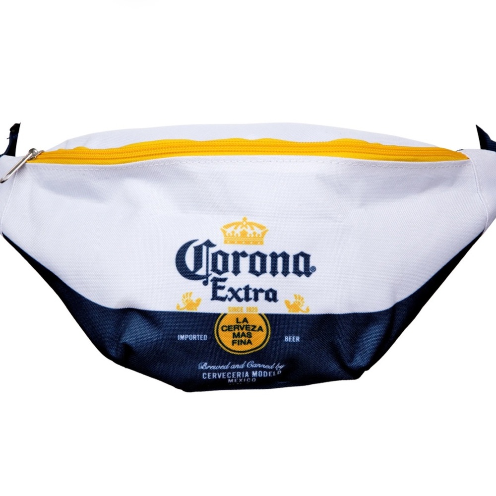 NWT Corona Extra Brand Label Fanny Pack Canvas Bag